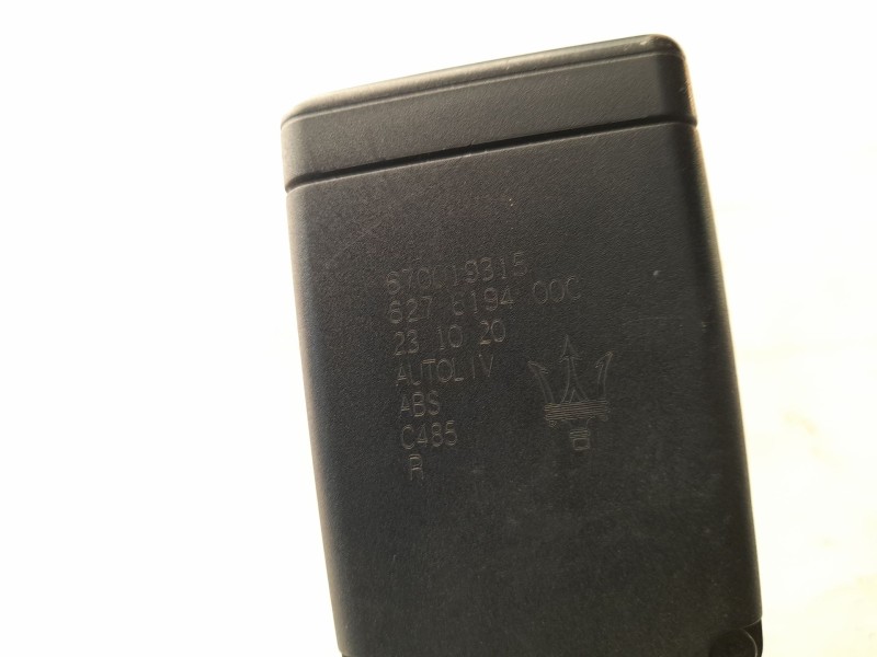 Recambio de enganche cinturon trasero derecho para maserati ghibli iii (m157) 3.0 referencia OEM IAM 670019315  