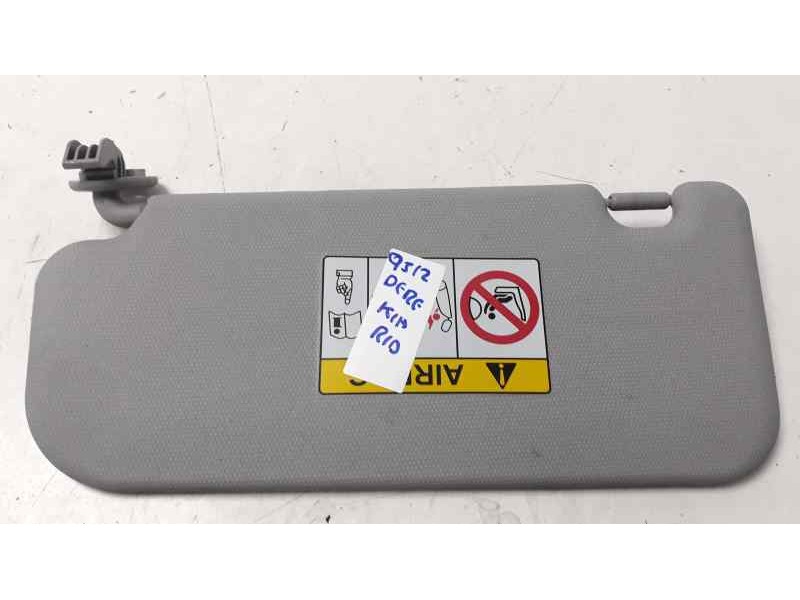 Recambio de parasol derecho para kia rio (yb) 1.2 cat referencia OEM IAM   