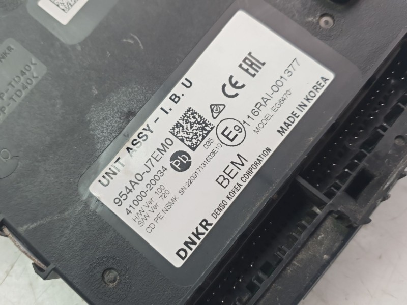 Recambio de modulo electronico para kia ceed 1.0 tgdi cat referencia OEM IAM 954A0J7EM0  