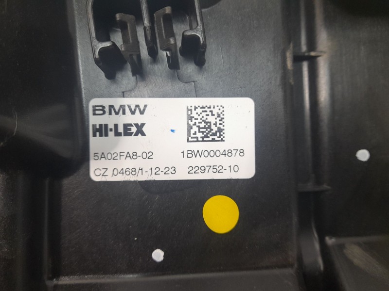 Recambio de elevalunas trasero derecho para bmw 1 (f40) 118 d referencia OEM IAM 5A02FA802  