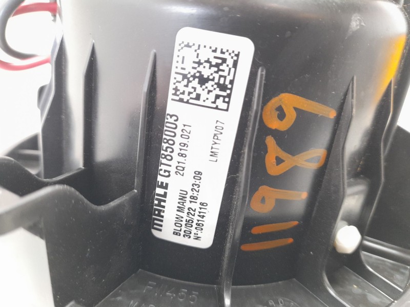 Recambio de ventilador calefaccion para seat arona xcellence referencia OEM IAM 2Q1819021  
