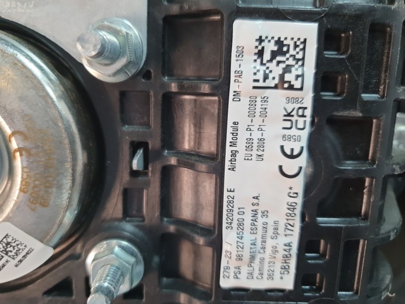 Recambio de kit airbag para citroën c3 feel pack referencia OEM IAM 16192285ZD  