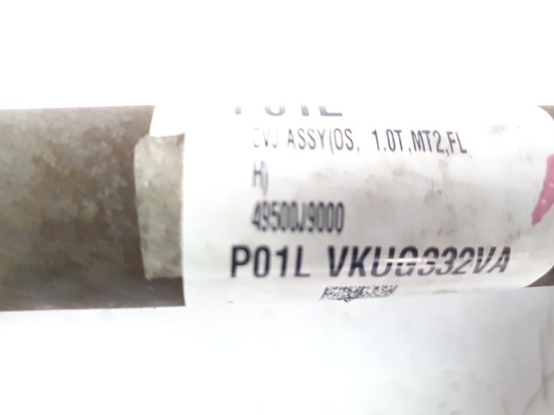 Recambio de transmision delantera izquierda para hyundai kona 1.0 tgdi cat referencia OEM IAM 49500J9000  