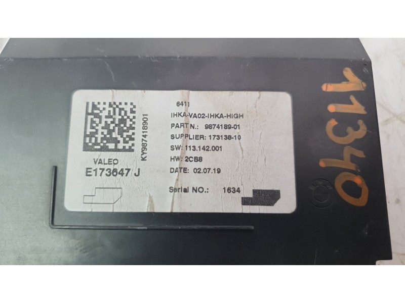 Recambio de modulo electronico para mini f56 1.5 12v referencia OEM IAM 9874189  