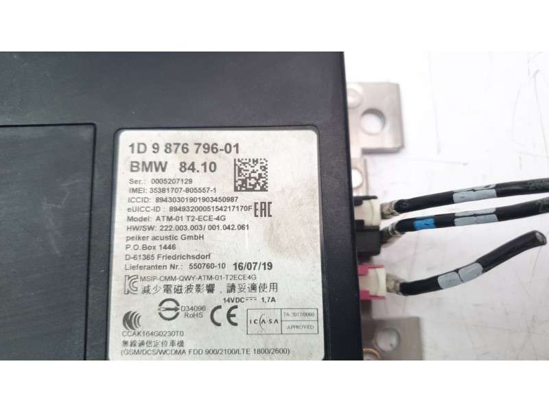 Recambio de modulo electronico para mini f56 1.5 12v referencia OEM IAM 9876796  