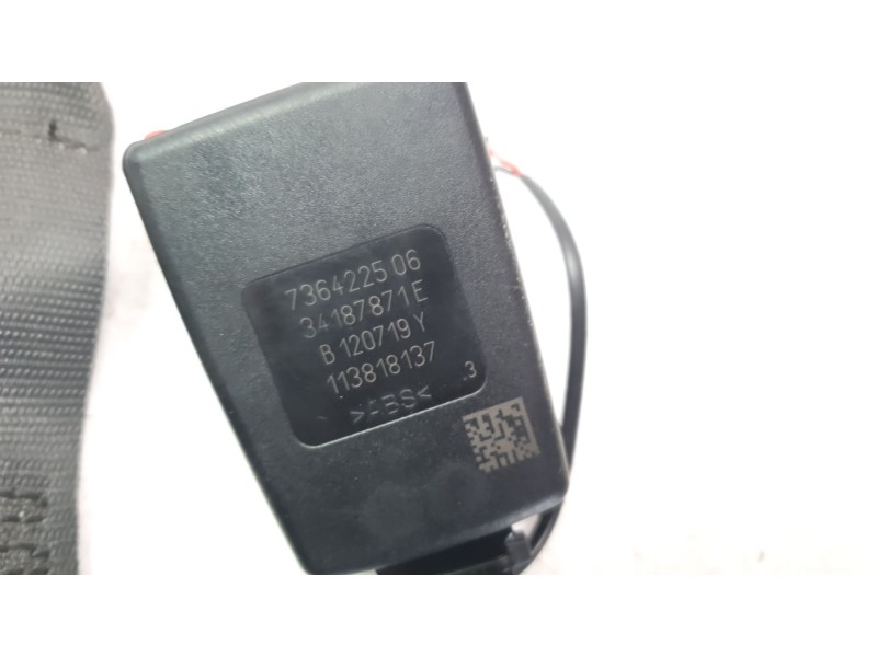 Recambio de enganche cinturon trasero derecho para mini f56 1.5 12v referencia OEM IAM 736422506  