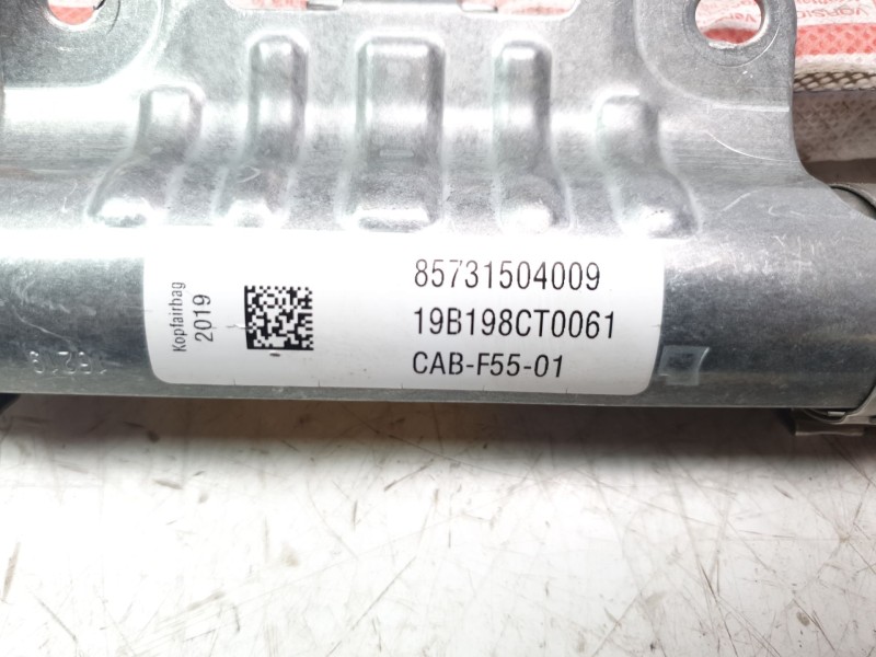 Recambio de airbag cortina delantero derecho para mini f56 1.5 12v referencia OEM IAM 85731504009  