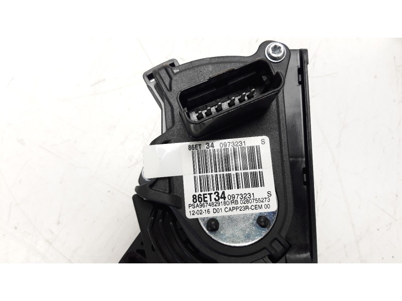 Recambio de potenciometro pedal para peugeot 308 style referencia OEM IAM 9674829180 86ET34 