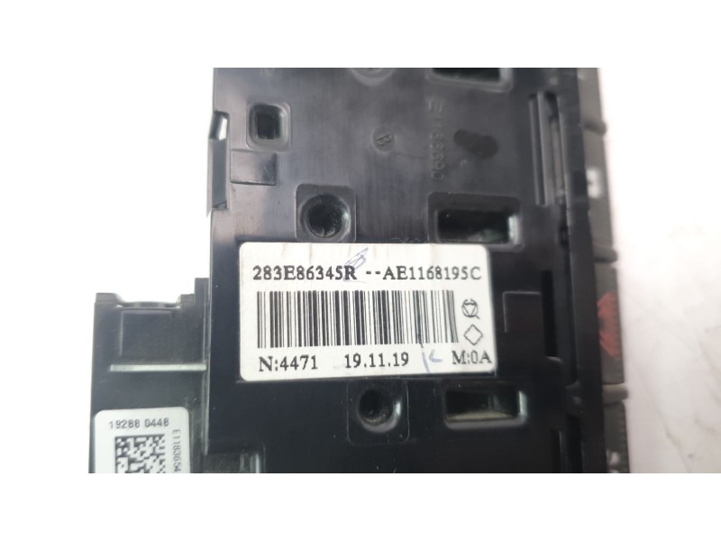 Recambio de warning para renault clio v business edition referencia OEM IAM 283E86345R  