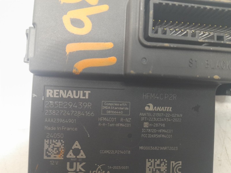 Recambio de modulo electronico para renault captur ii techno referencia OEM IAM 285E29439R  