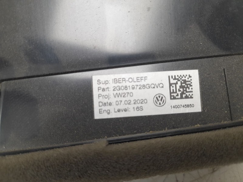 Recambio de aireador central para volkswagen polo advance referencia OEM IAM 2G0819728GQVQ  