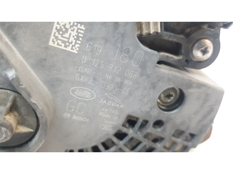 Recambio de alternador para land rover discovery sport (l550) 2.0 d 4x4 referencia OEM IAM GX7310300CE 0125812068 ALF470501BS