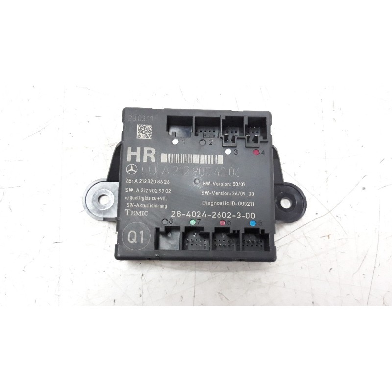 Recambio de modulo confort para mercedes-benz clase c (w204) lim. 2.1 cdi cat referencia OEM IAM A2129004302  