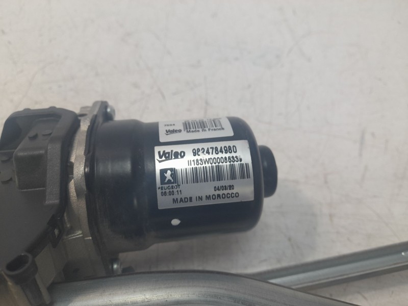 Recambio de motor limpia delantero para opel corsa f 1.2 referencia OEM IAM 9824784980  