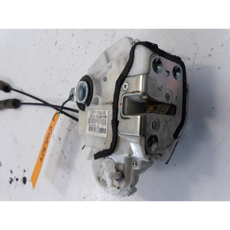 Recambio de cerradura puerta trasera derecha para honda civic berlina 5 (fk) 1.8 executive referencia OEM IAM 72611SMGG0  