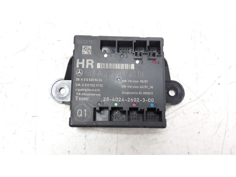 Recambio de modulo confort para mercedes-benz clase c (w204) lim. 2.1 cdi cat referencia OEM IAM A2129004006  