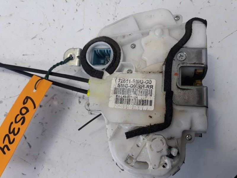 Recambio de cerradura puerta trasera derecha para honda civic berlina 5 (fk) 1.8 executive referencia OEM IAM 72611SMGG0  