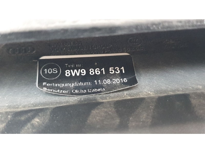 Recambio de bandeja trasera para audi a4 avant (8w5) básico referencia OEM IAM 8W9861531  