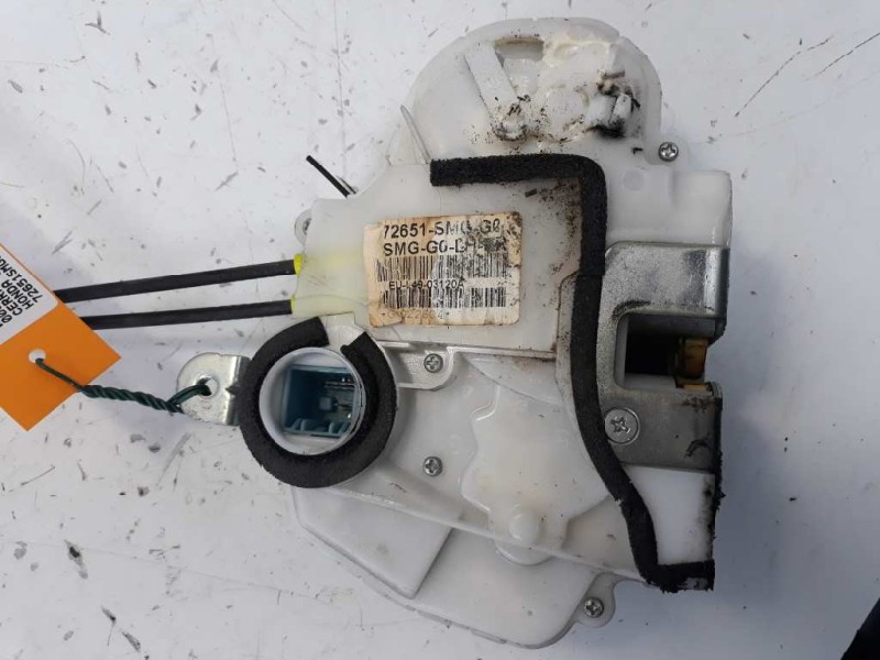 Recambio de cerradura puerta trasera izquierda para honda civic berlina 5 (fk) 1.8 executive referencia OEM IAM 72651SMGG0  