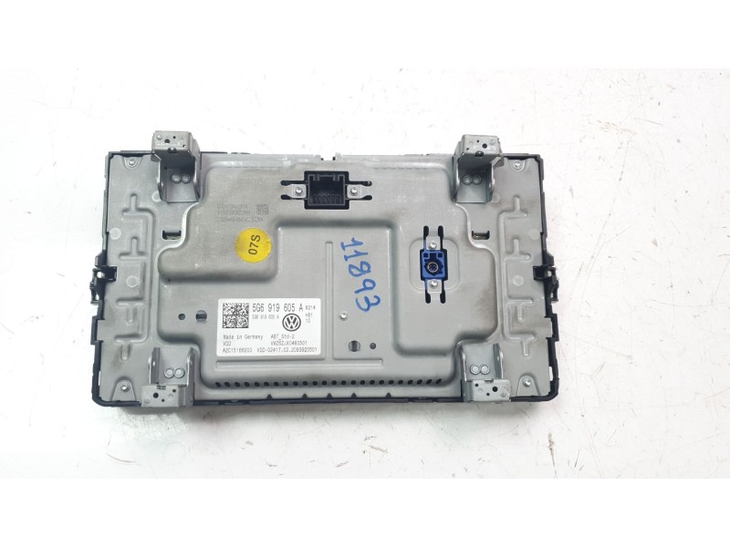 Recambio de pantalla multifuncion para volkswagen polo advance referencia OEM IAM 5G6919605A  