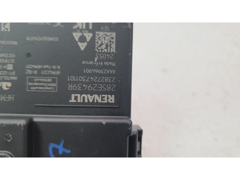 Recambio de modulo electronico para renault captur ii techno referencia OEM IAM 285E29439R  