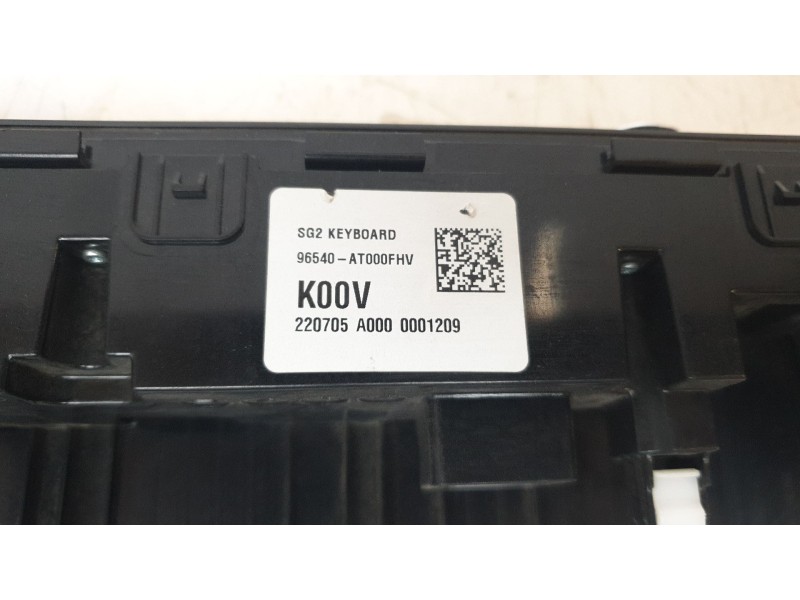 Recambio de mando climatizador para kia niro referencia OEM IAM 96540AT000FHV  