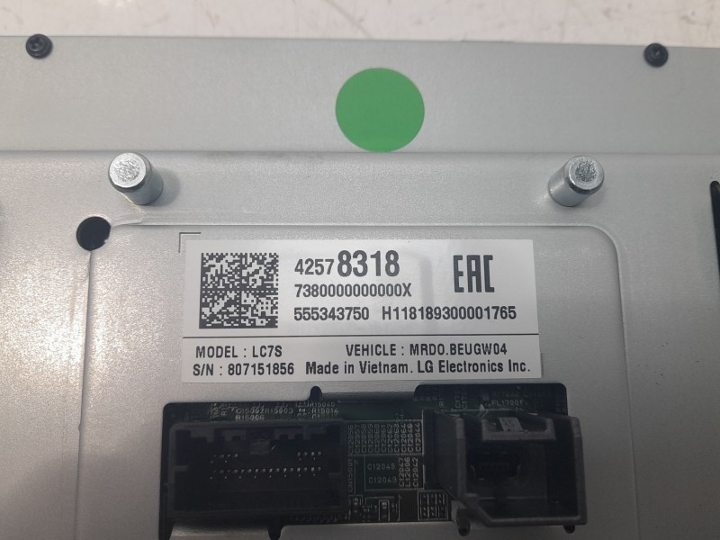 Recambio de pantalla multifuncion para opel astra k lim. 5türig dynamic referencia OEM IAM 42578321  