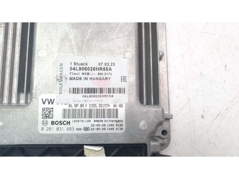 Recambio de centralita motor uce para skoda kodiaq ambition referencia OEM IAM 04L906026H  