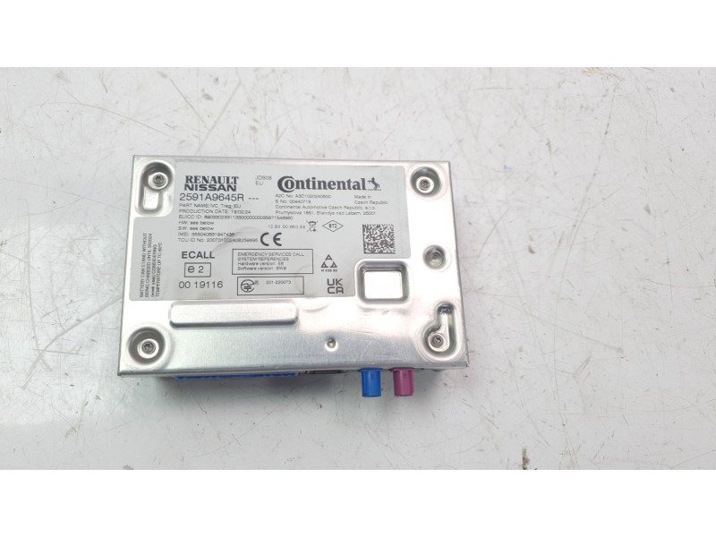 Recambio de modulo electronico para renault captur ii techno referencia OEM IAM 2591A9645R  