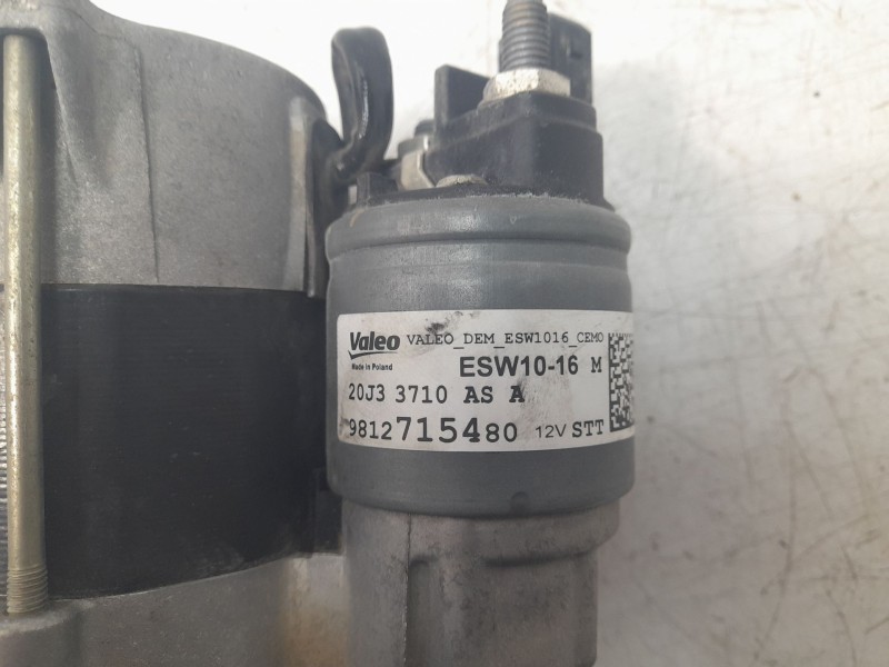 Recambio de motor arranque para opel corsa f (p2jo) 1.2 (68) referencia OEM IAM 9812715480 ARF720351 