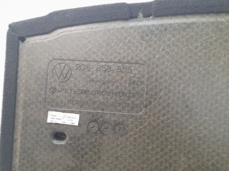 Recambio de bandeja trasera para audi s6 avant (4gd) v8 32v tfsi referencia OEM IAM 2G6858855  