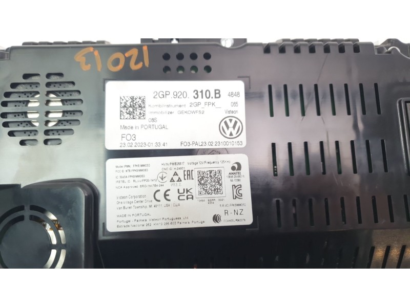 Recambio de cuadro instrumentos para volkswagen polo vi (ae1) life referencia OEM IAM 2GP920310B  
