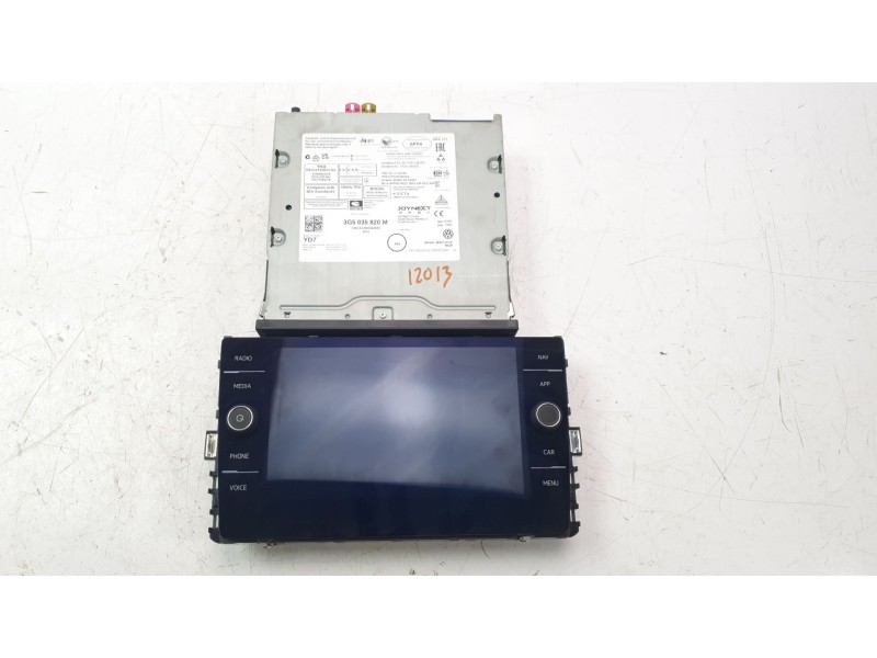 Recambio de pantalla multifuncion para volkswagen polo vi (ae1) life referencia OEM IAM 5NN919605B  