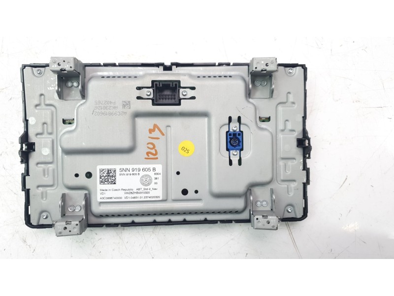 Recambio de pantalla multifuncion para volkswagen polo vi (ae1) life referencia OEM IAM 5NN919605B  