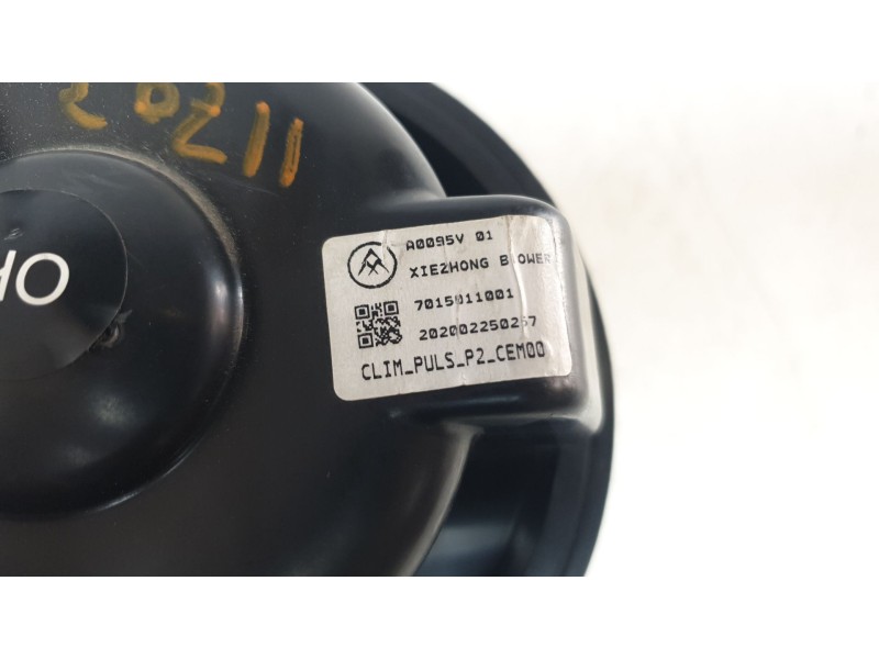 Recambio de ventilador calefaccion para opel corsa f 1.2 referencia OEM IAM 7015031111  