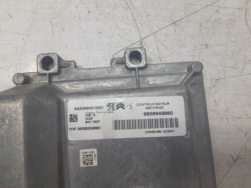 Recambio de centralita motor uce para citroën c3 feel pack referencia OEM IAM 9858949880  