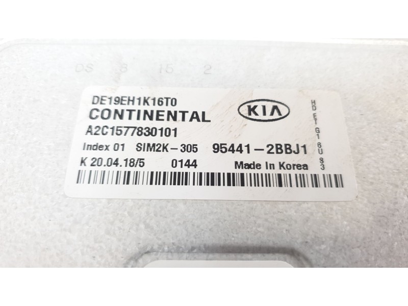 Recambio de centralita cambio automatico para kia niro business referencia OEM IAM 954412BBJ1  