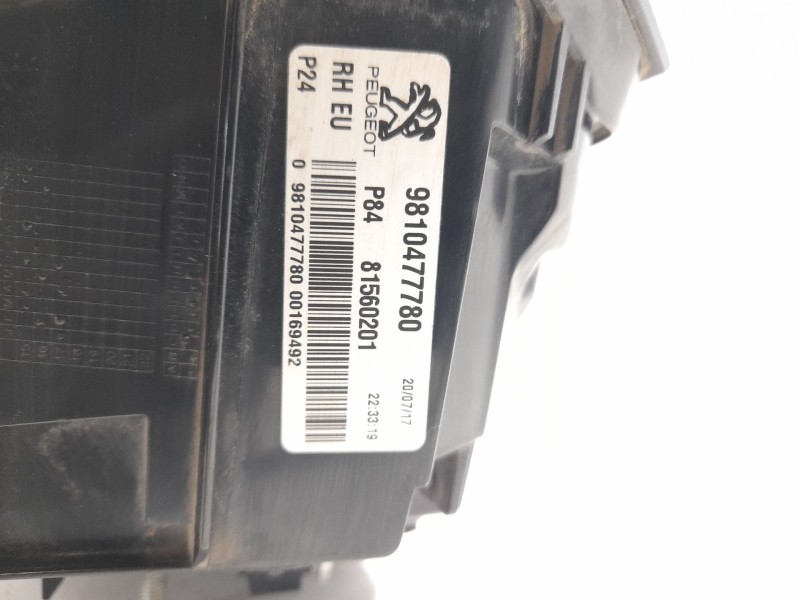 Recambio de piloto trasero derecho interior para peugeot 3008 allure pack referencia OEM IAM 9810477780  104LLM141 / P2000526