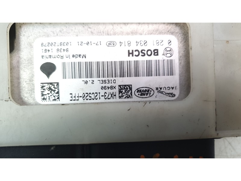 Recambio de centralita motor uce para land rover evoque pure referencia OEM IAM HX7312C520FFE  