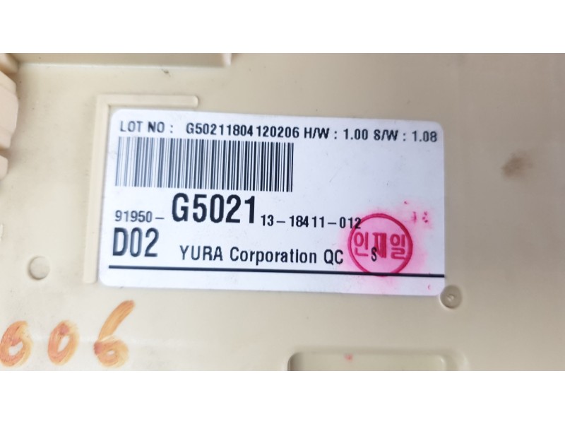 Recambio de caja reles / fusibles para kia niro business referencia OEM IAM 91950G5021  
