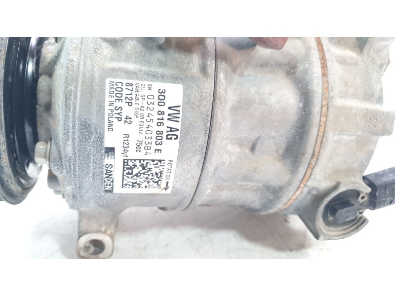 Recambio de compresor aire acondicionado para volkswagen polo vi (aw1, bz1, ae1) 1.0 tsi referencia OEM IAM 3Q0816803E  