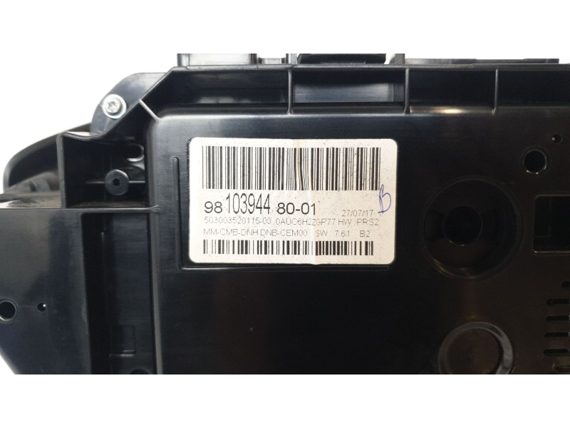 Recambio de cuadro instrumentos para peugeot 3008 allure pack referencia OEM IAM 9810394480  