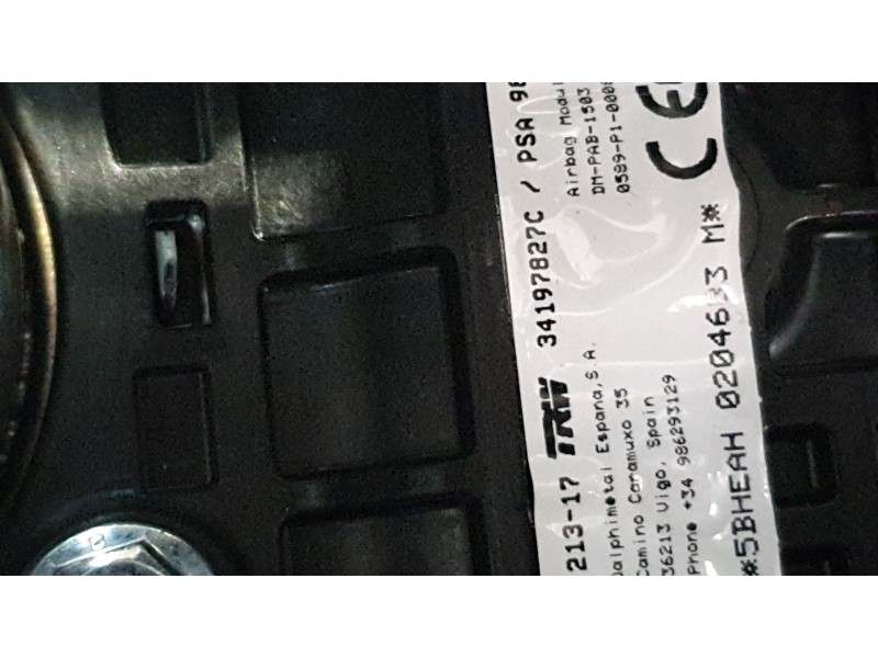 Recambio de kit airbag para peugeot 3008 allure pack referencia OEM IAM 98230181ZD  