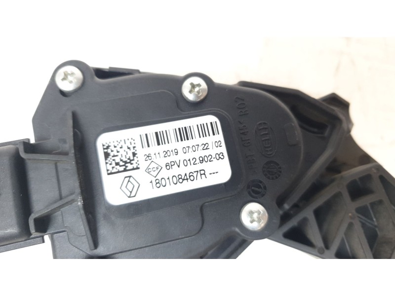 Recambio de potenciometro pedal para renault clio v business edition referencia OEM IAM 180108467R 6PV01290203 