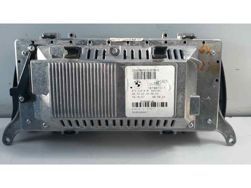 Recambio de pantalla multifuncion para bmw x5 (e70) 3.0sd referencia OEM IAM 919406401 508599261 18198701