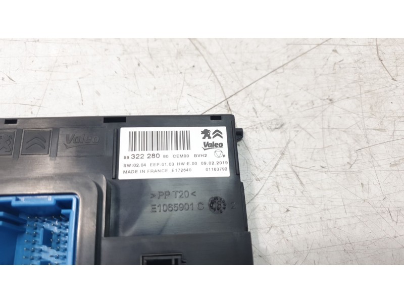 Recambio de modulo electronico para citroën c4 cactus origins referencia OEM IAM 9832228080  