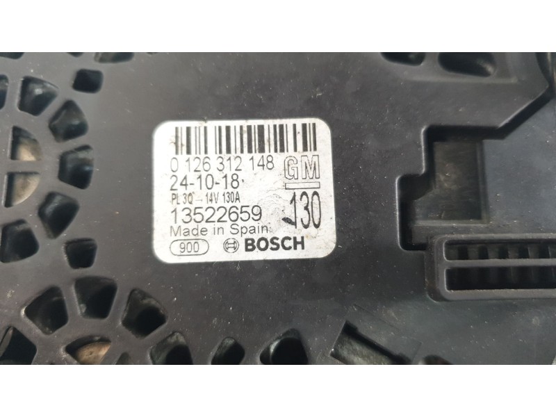 Recambio de alternador para opel astra k lim. 5türig dynamic referencia OEM IAM 13522659 ALF790501 