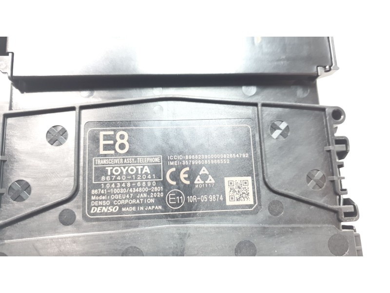 Recambio de modulo electronico para toyota corolla (e21) hybrid active referencia OEM IAM 8674012041 1043486890 
