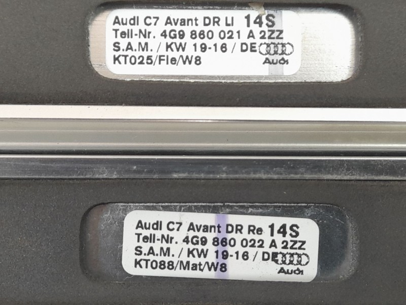 Recambio de barras techo para audi s6 avant (4gd) v8 32v tfsi referencia OEM IAM 4G9860021A 4G9860022A 