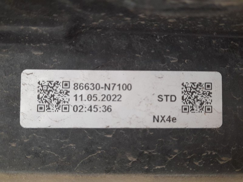 Recambio de refuerzo paragolpes trasero para hyundai tucson (nx) maxx silver 2wd referencia OEM IAM 86630N7100  